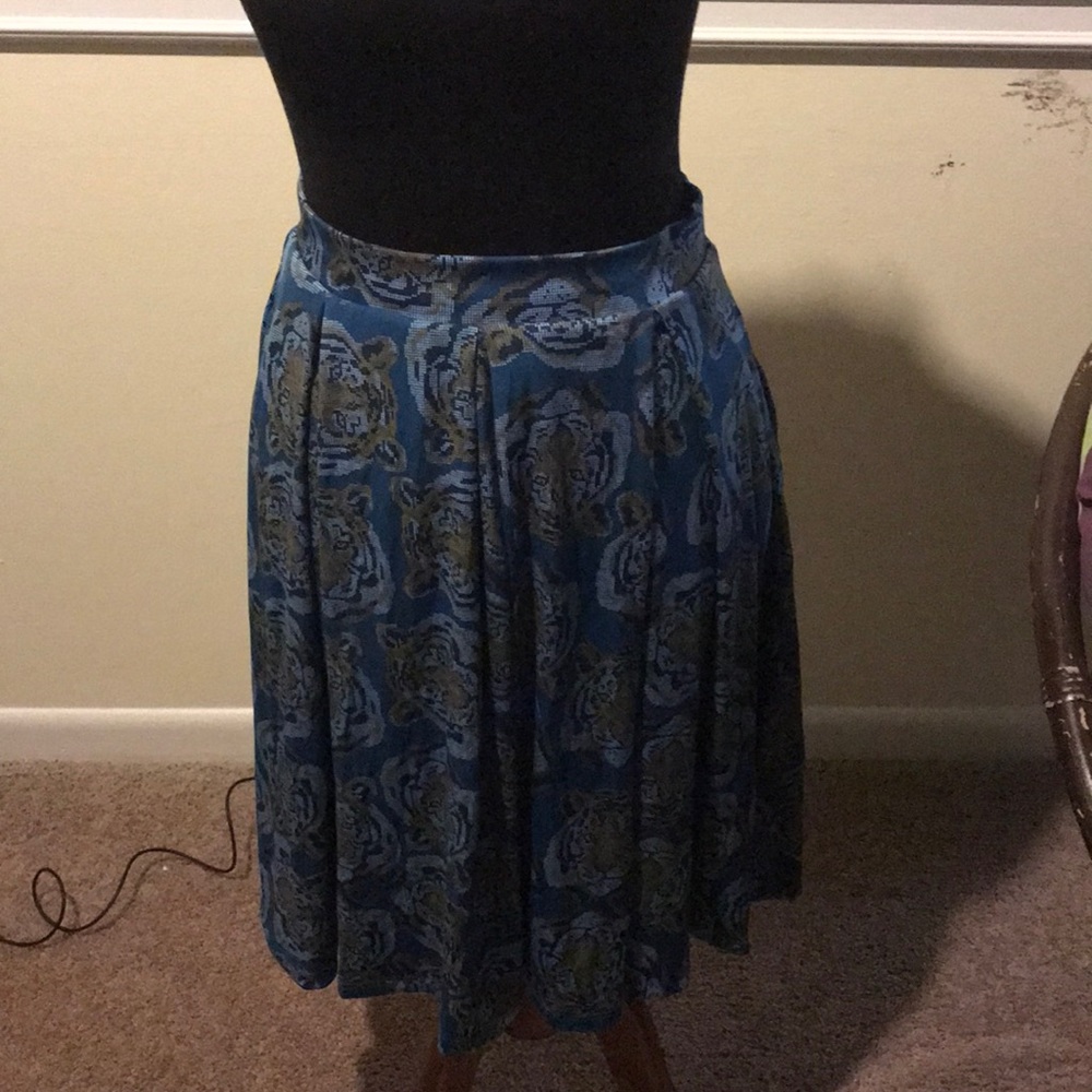 Lularoe Madison skirt tiger print